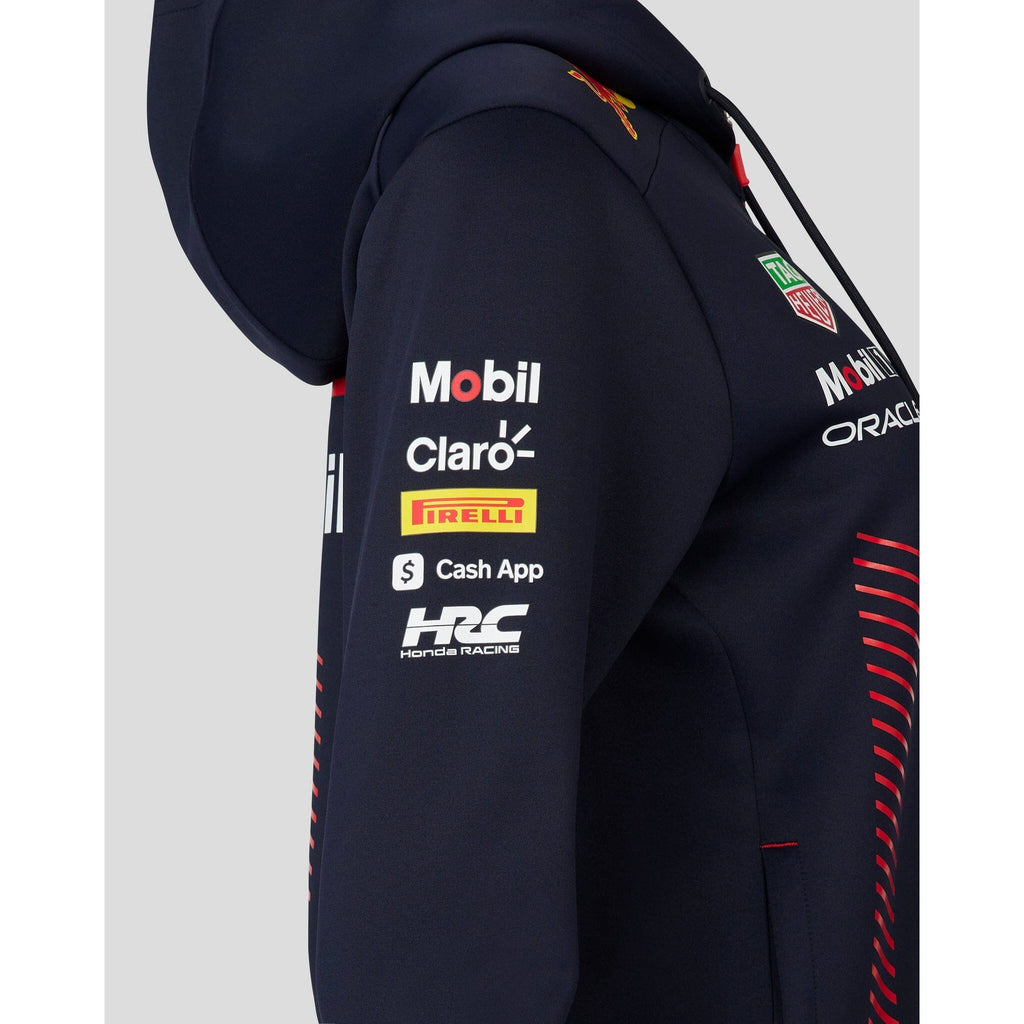 Red Bull Racing F1 Women's 2023 Team Pullover Hoodie- Navy Hoodies Light Gray