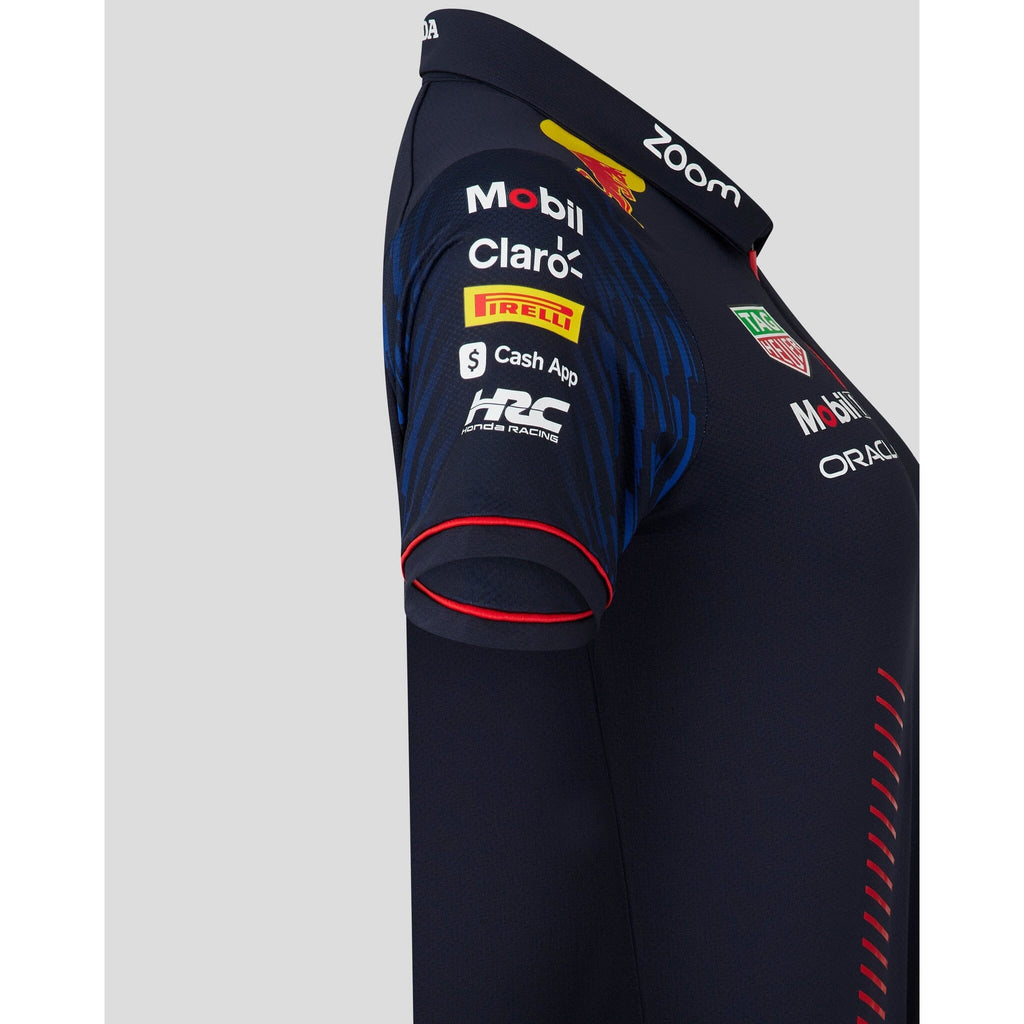 Red Bull Racing F1 Women's 2023 Team Polo Shirt- Navy Polos Black