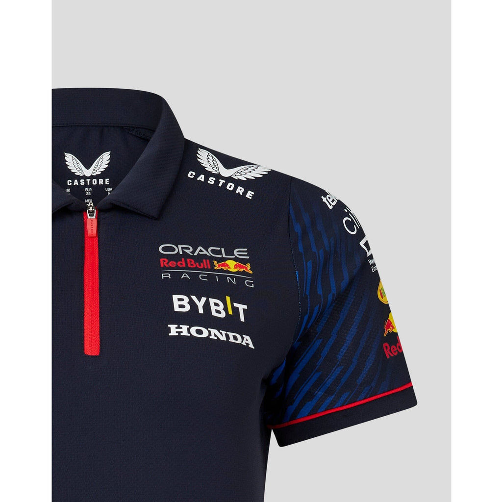 Red Bull Racing F1 Women's 2023 Team Polo Shirt- Navy Polos Light Gray