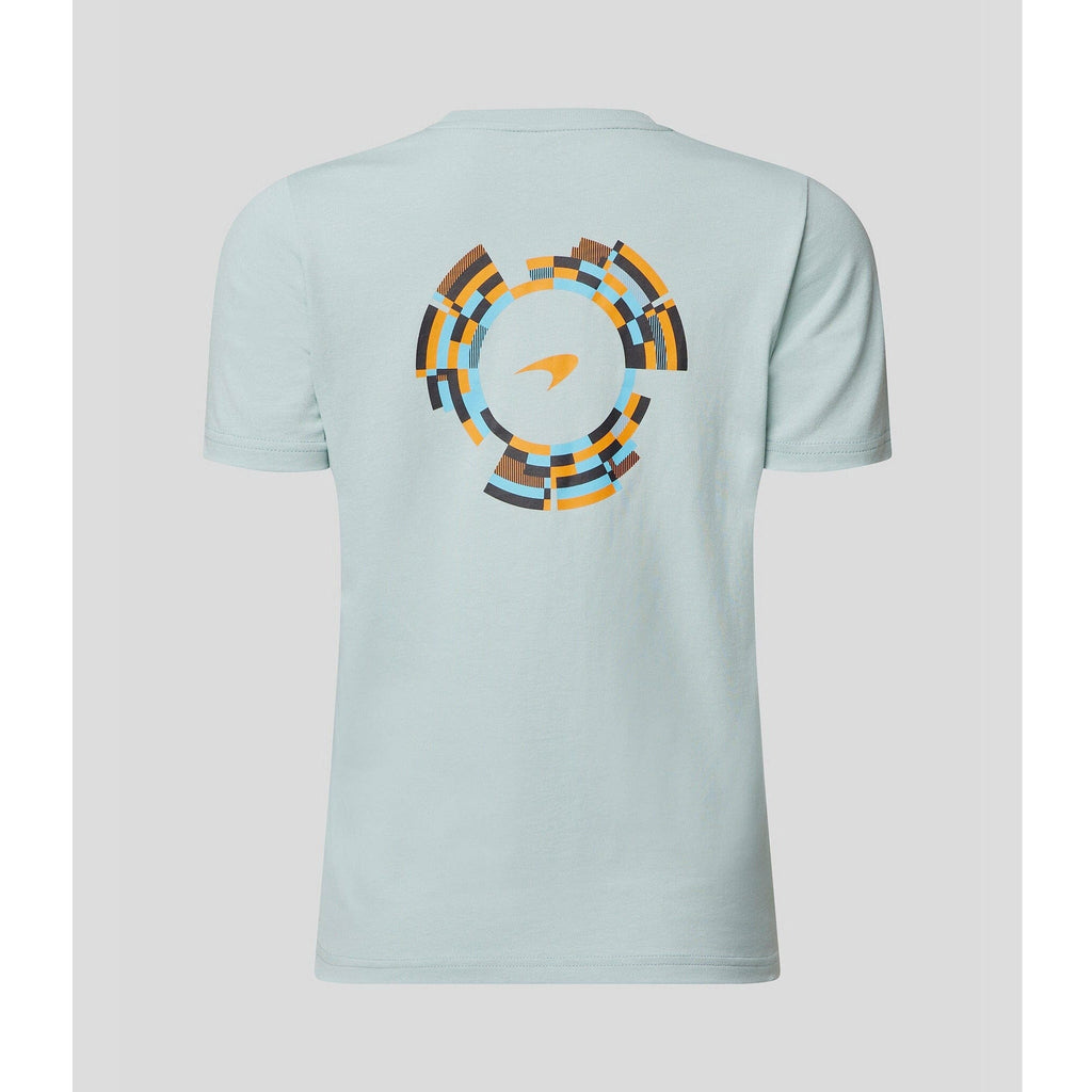 McLaren F1 Women's Dynamic T-Shirt - Cloud Blue/Papaya T-shirts Light Gray