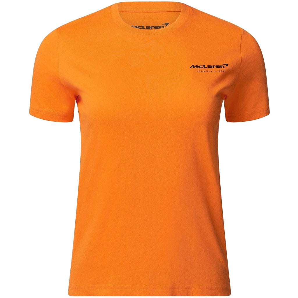 McLaren F1 Women's Dynamic T-Shirt - Cloud Blue/Papaya T-shirts McLaren-Castore 
