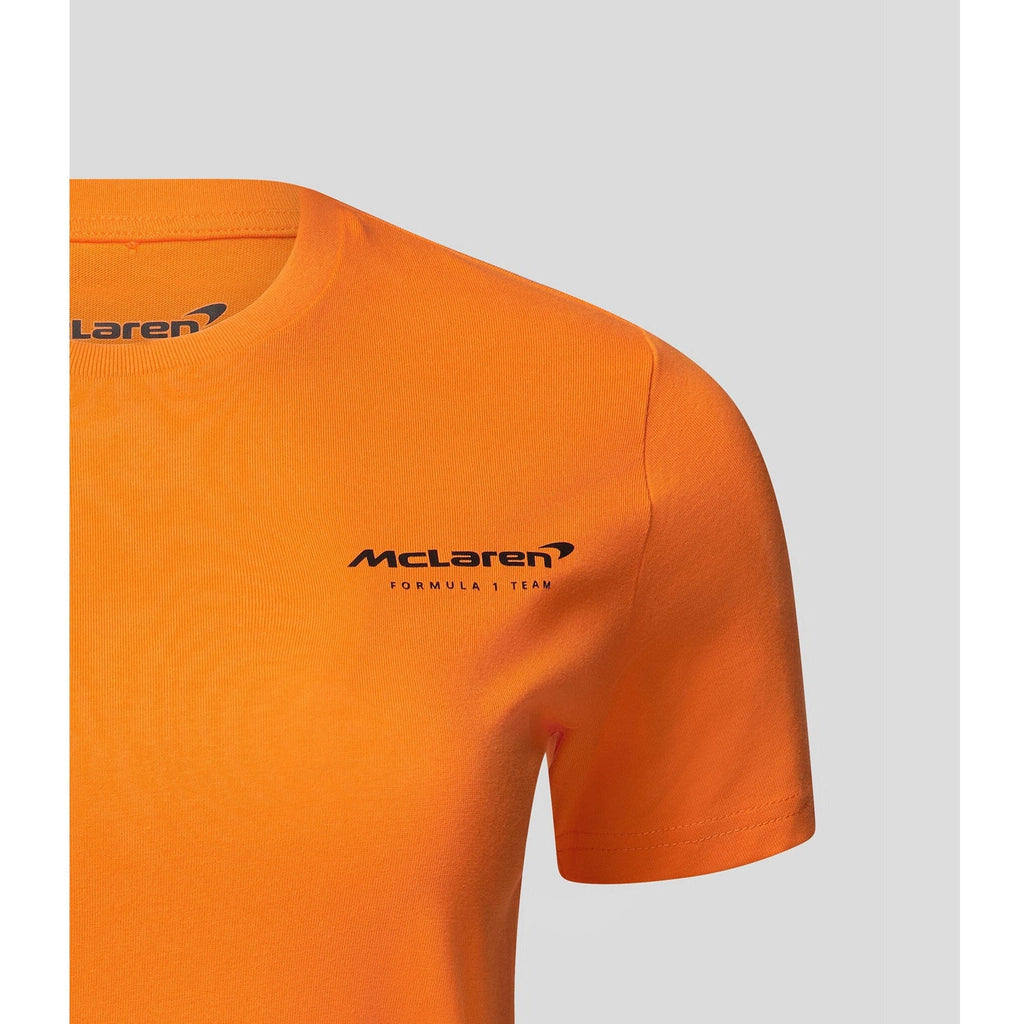 McLaren F1 Women's Dynamic T-Shirt - Cloud Blue/Papaya T-shirts Light Gray