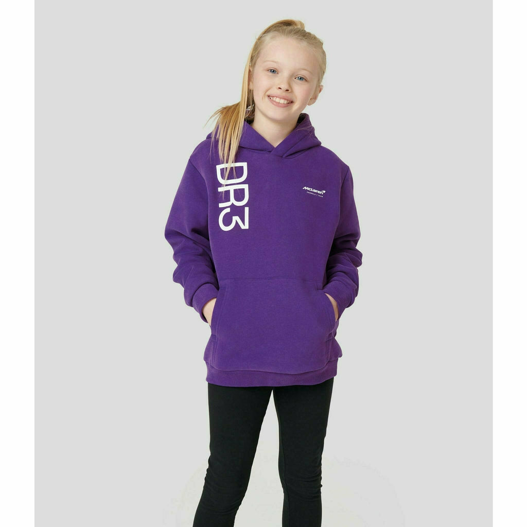 McLaren F1 Kids Daniel Ricciardo Home Territories Hoodie- Youth Purple Hoodies Light Gray