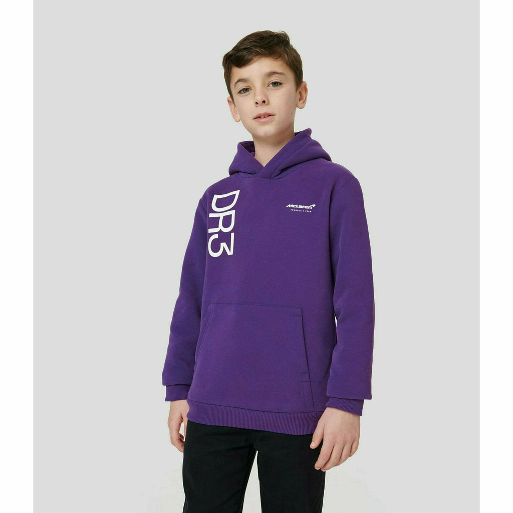McLaren F1 Kids Daniel Ricciardo Home Territories Hoodie- Youth Purple Hoodies Dark Slate Gray