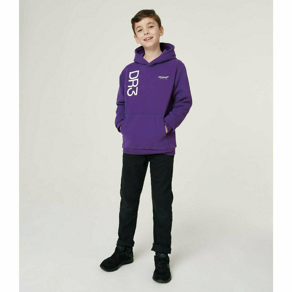 McLaren F1 Kids Daniel Ricciardo Home Territories Hoodie- Youth Purple Hoodies Light Gray
