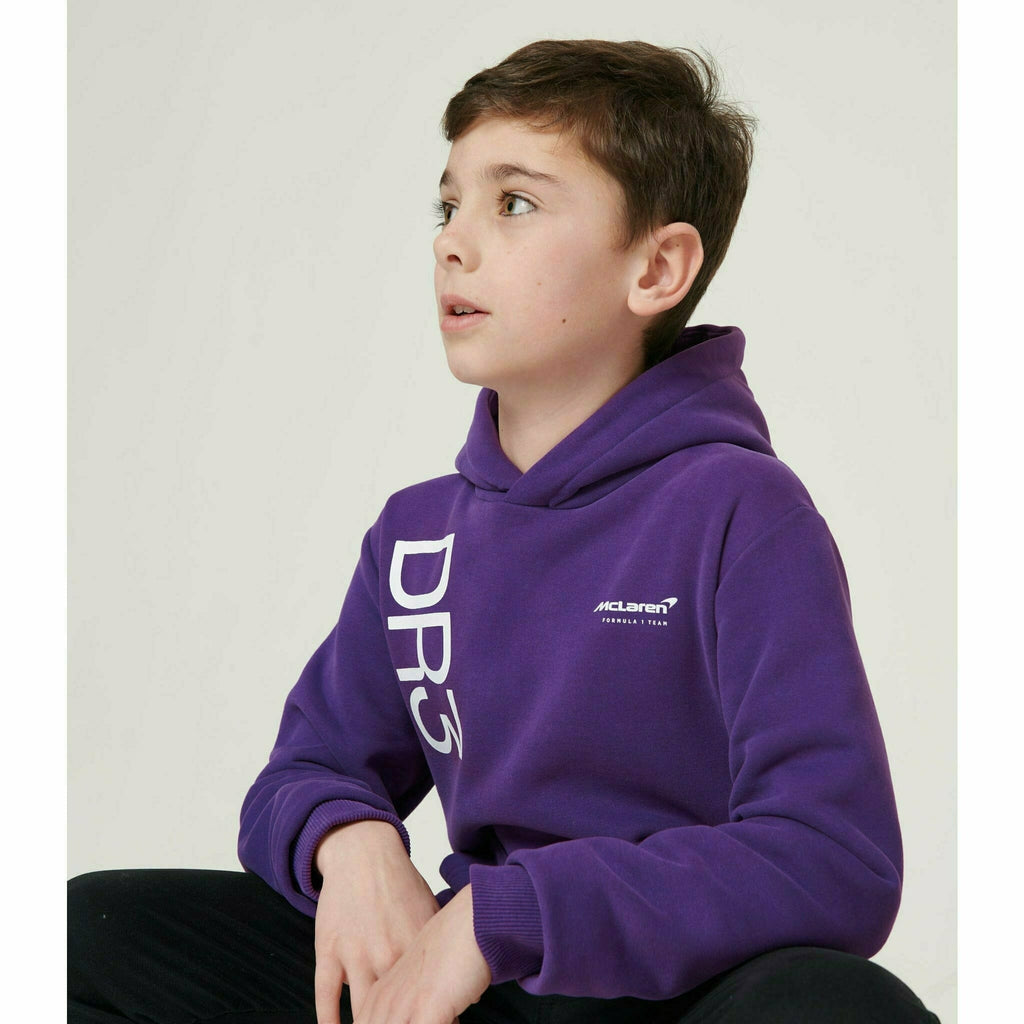 McLaren F1 Kids Daniel Ricciardo Home Territories Hoodie- Youth Purple Hoodies Light Gray