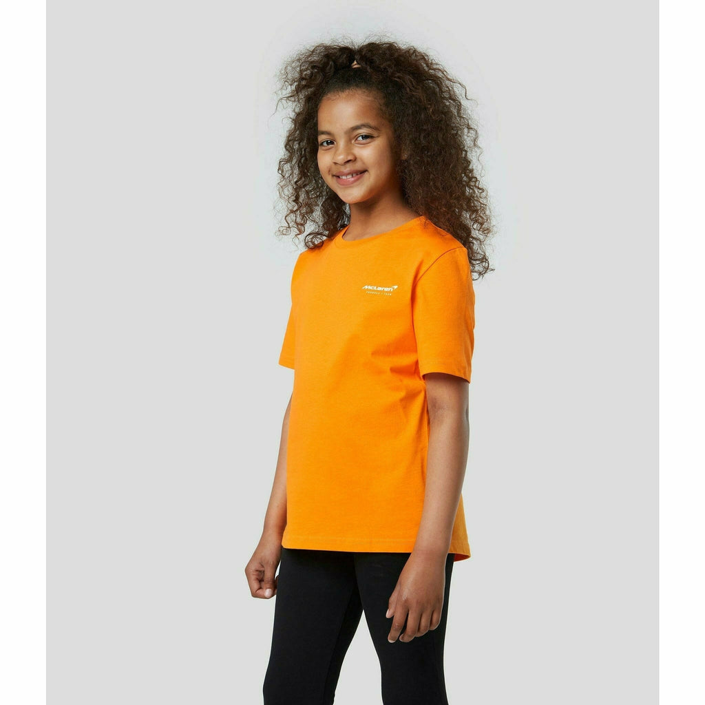 McLaren F1 Special Edition Monaco GP Kids Slogan T-Shirt - Youth Blue/Orange T-shirts Light Gray