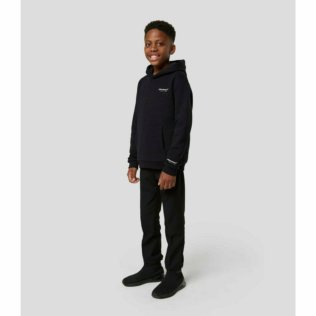 McLaren F1 Special Edition Monaco GP Kids Slogan Hoodie- Youth Blue/Black Hoodies Light Gray