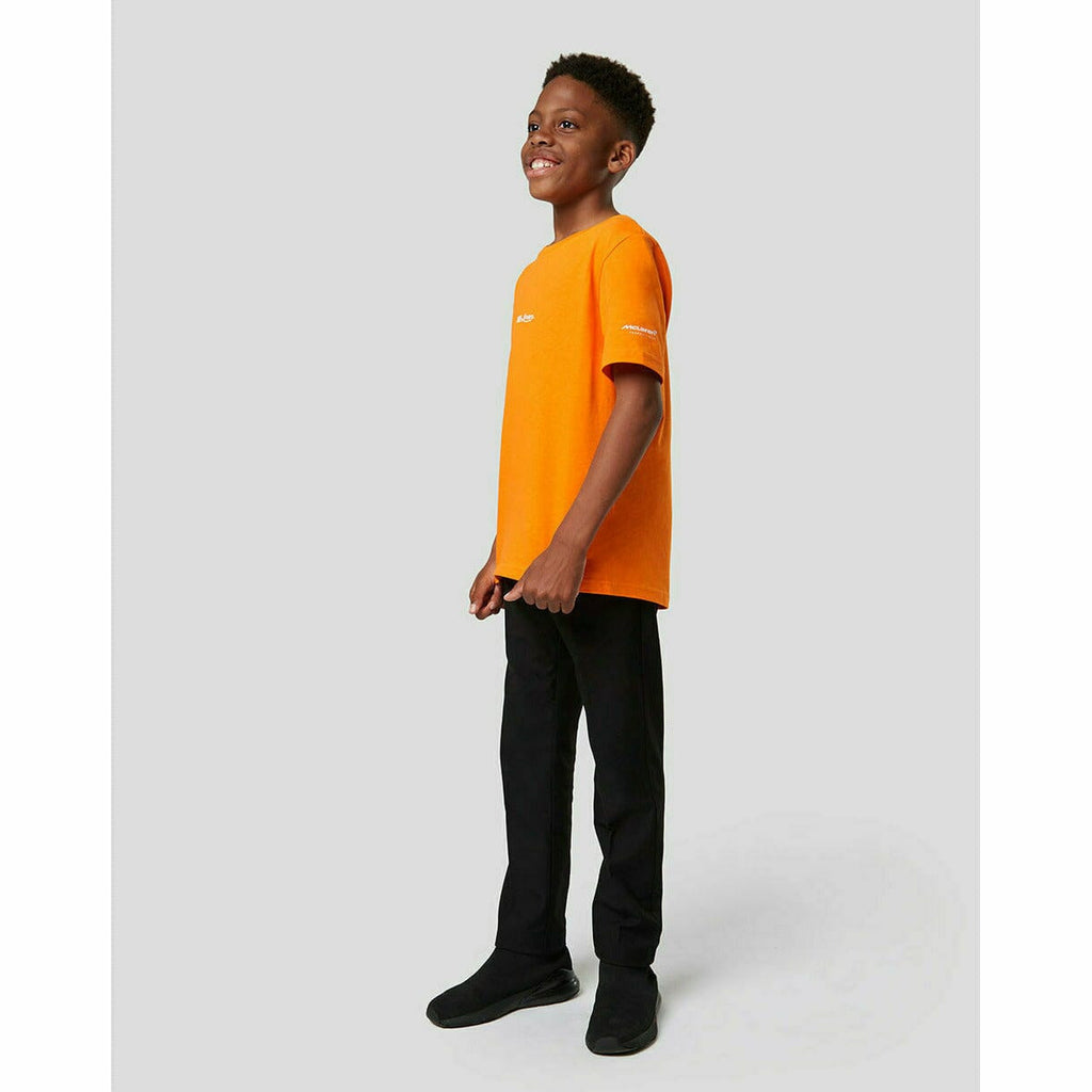 McLaren F1 Special Edition Monaco GP Kids Lando Norris #4 T-Shirt- Youth Orange/Black T-shirts Light Gray