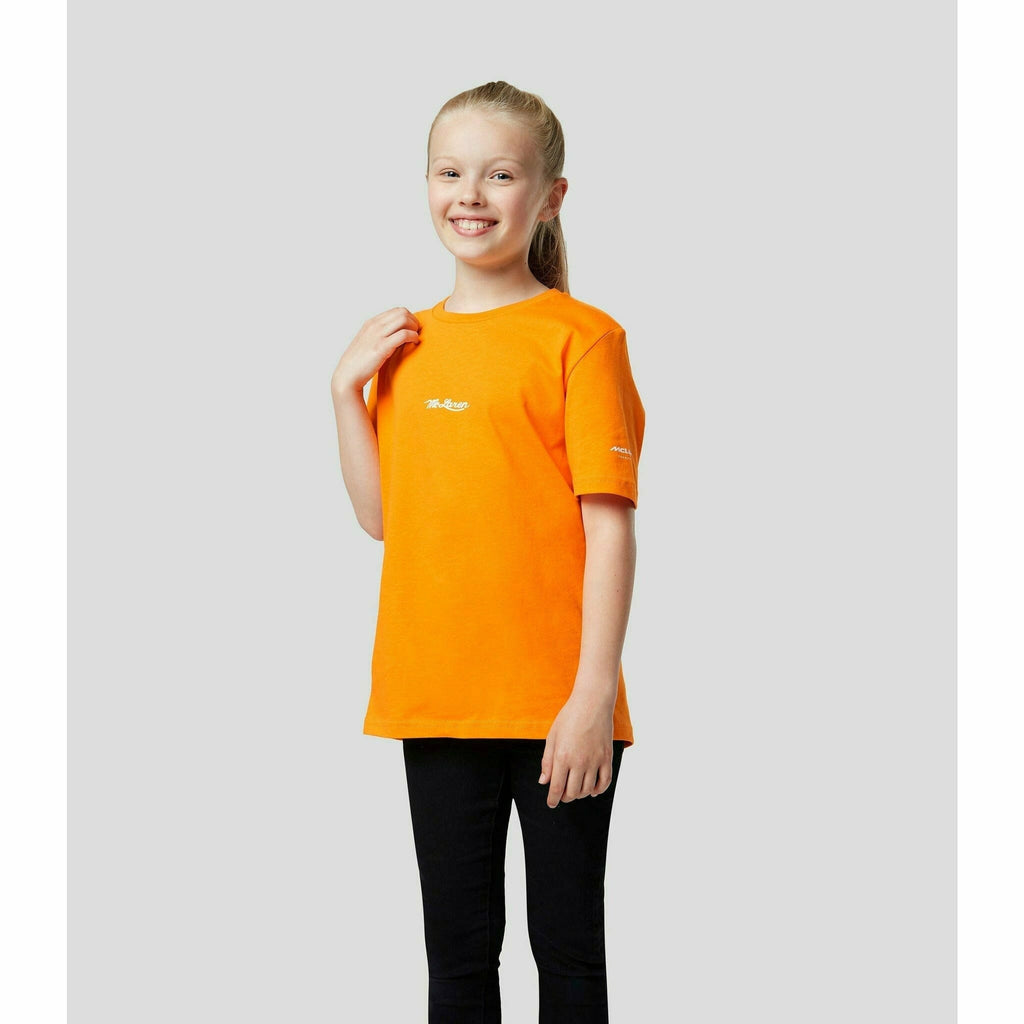 McLaren F1 Special Edition Monaco GP Kids Lando Norris #4 T-Shirt- Youth Orange/Black T-shirts Light Gray
