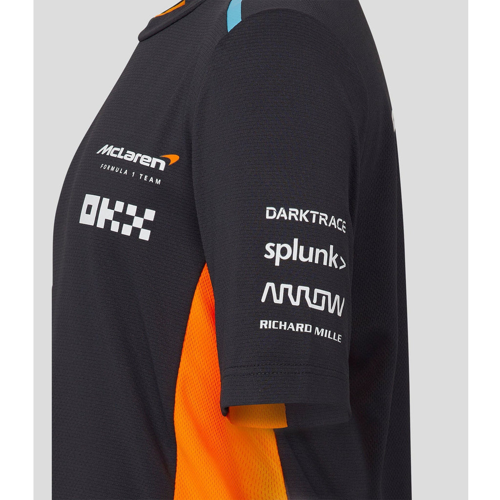 McLaren F1 Kids 2023 Lando Norris Replica Set Up T-Shirt- Youth Papaya/Phantom T-shirts Wheat