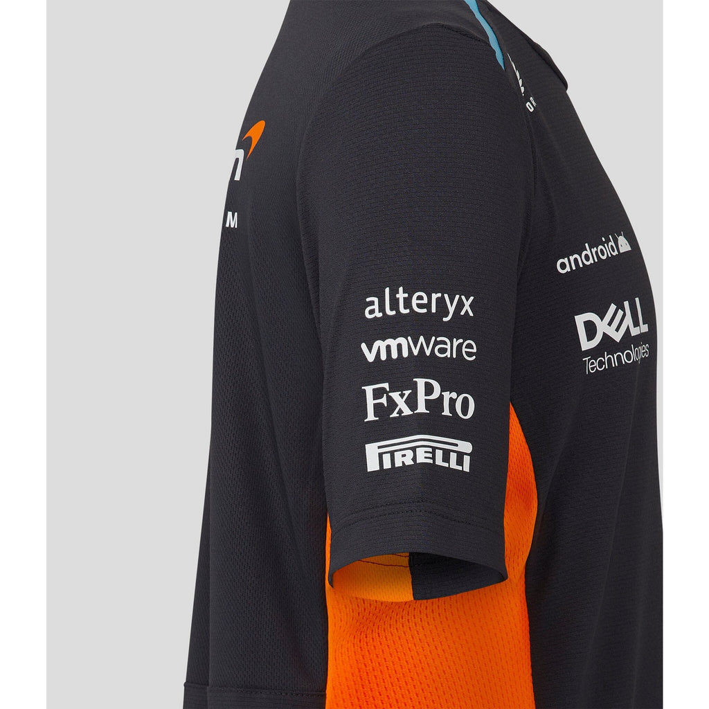 McLaren F1 Kids 2023 Lando Norris Replica Set Up T-Shirt- Youth Papaya/Phantom T-shirts Dark Slate Gray