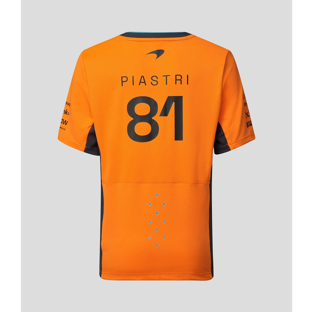 McLaren F1 Kids 2023 Oscar Piastri Replica Set Up T-Shirt- Youth Papaya/Phantom T-shirts Dark Orange