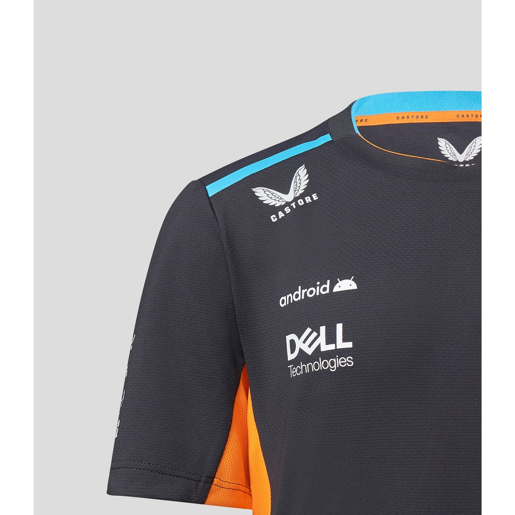 McLaren F1 Kids 2023 Oscar Piastri Replica Set Up T-Shirt- Youth Papaya/Phantom T-shirts Dark Slate Gray