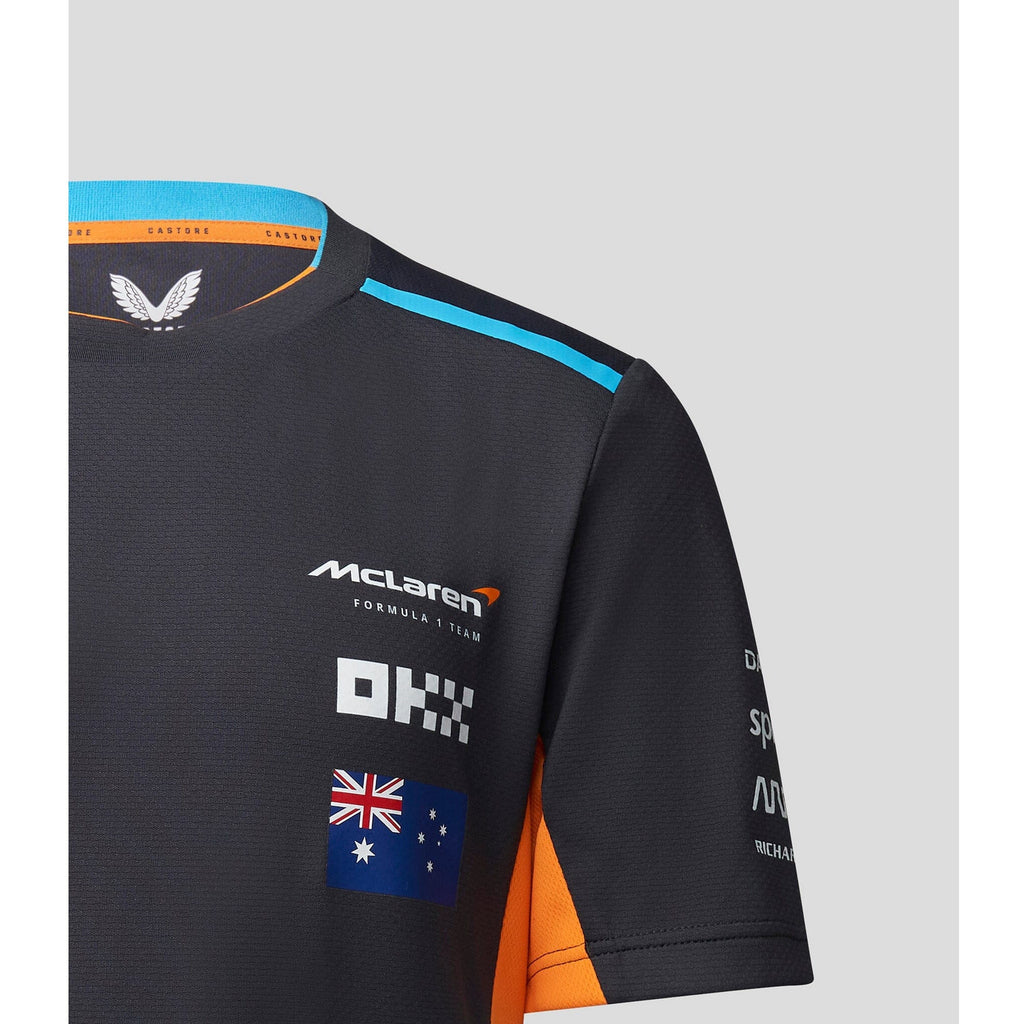 McLaren F1 Kids 2023 Oscar Piastri Replica Set Up T-Shirt- Youth Papaya/Phantom T-shirts Dark Slate Gray