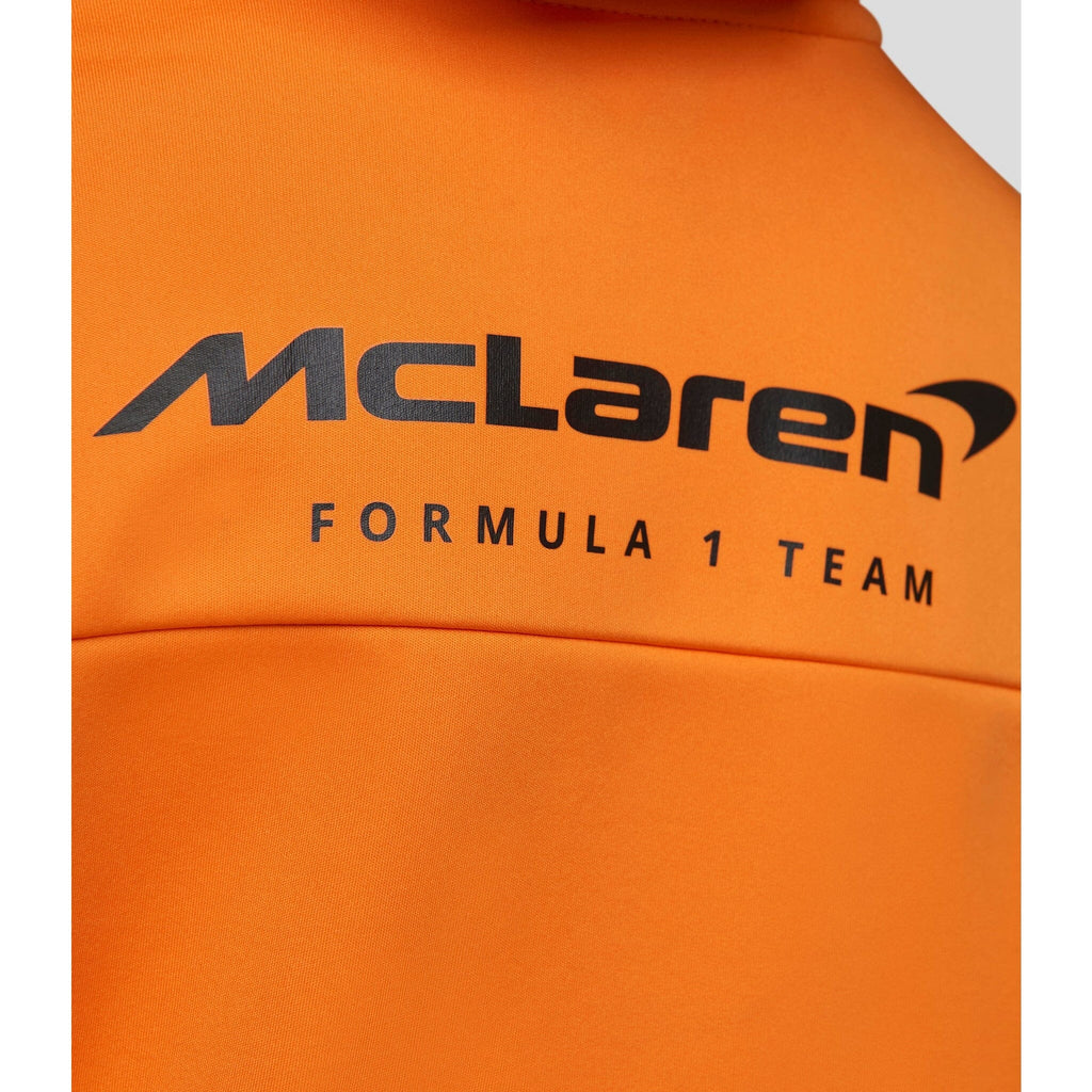 McLaren F1 Kids 2023 Team Hooded Sweatshirt- Youth Papaya Hoodies Chocolate