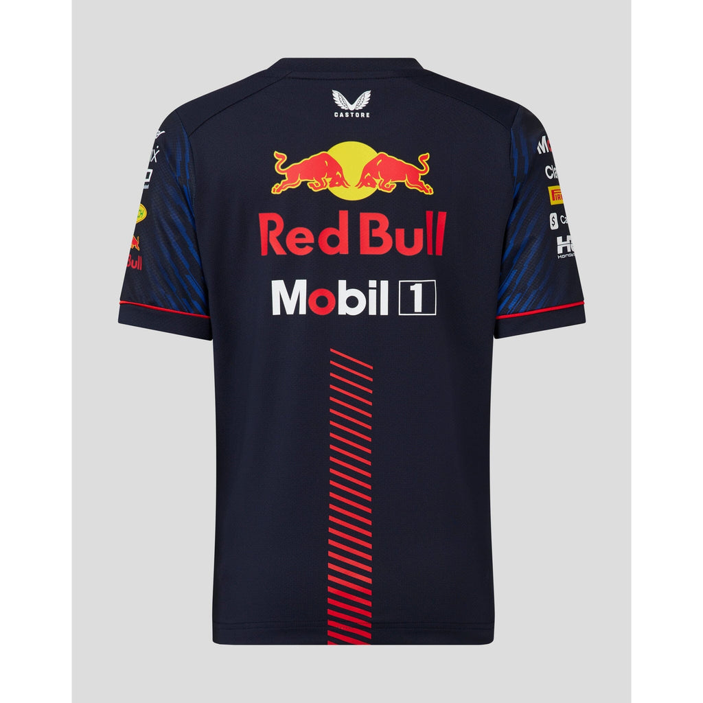 Red Bull Racing F1 Kid's 2023 Team T-Shirt- Youth Navy T-shirts Light Gray