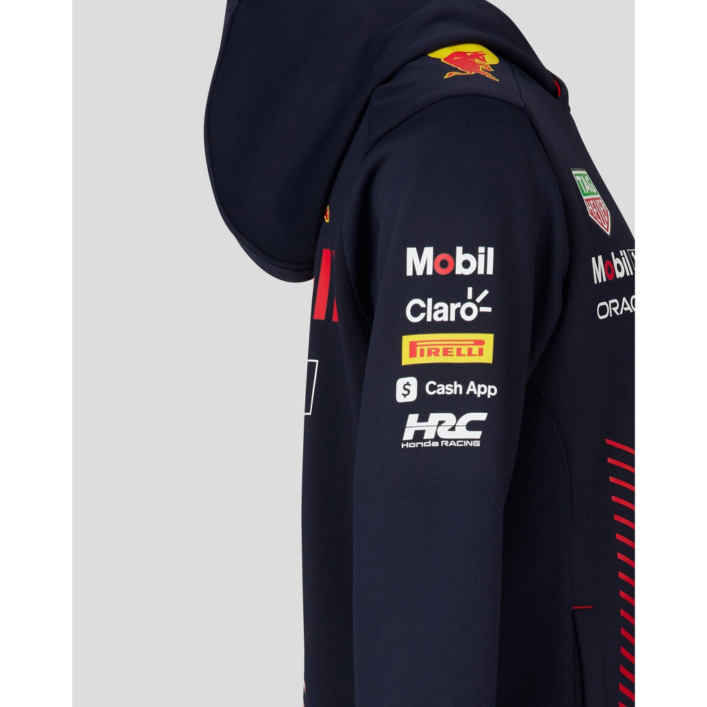Red Bull Racing F1 Kid's 2023 Team Pullover Hoodie- Youth Navy Hoodies Light Gray