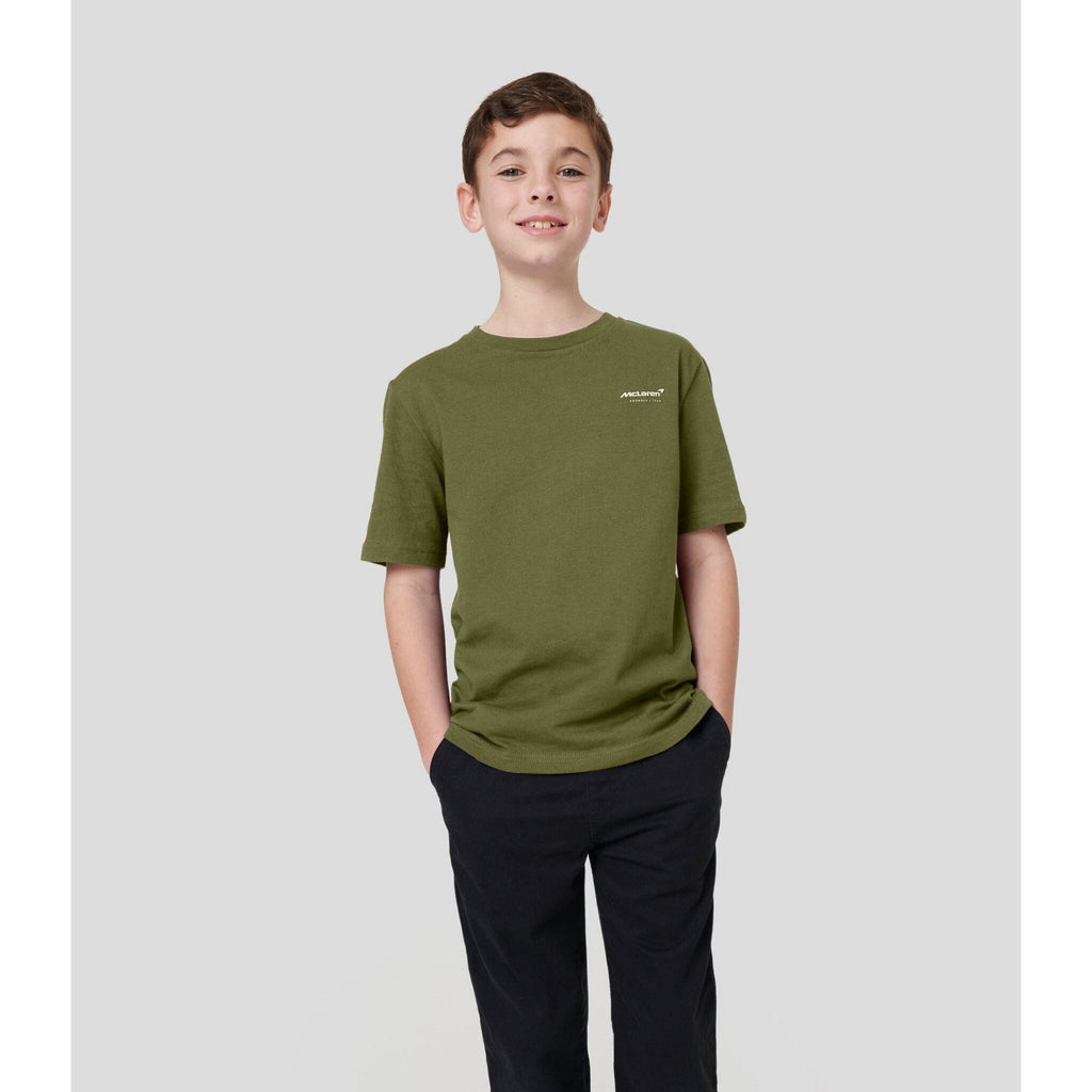 McLaren F1 Kids Daniel Ricciardo  Oversized Graphic T-Shirt T-shirts Light Gray