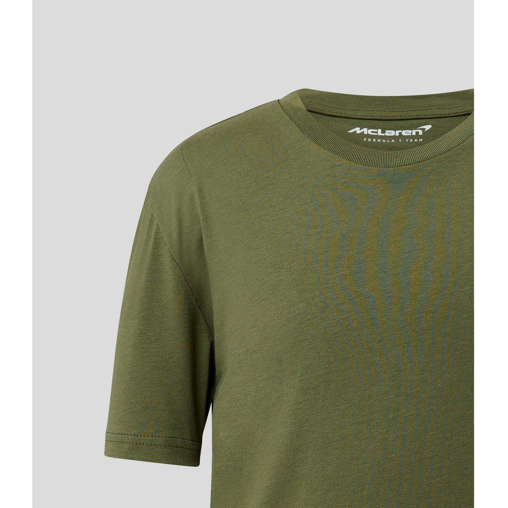 McLaren F1 Kids Daniel Ricciardo  Oversized Graphic T-Shirt T-shirts Dark Olive Green