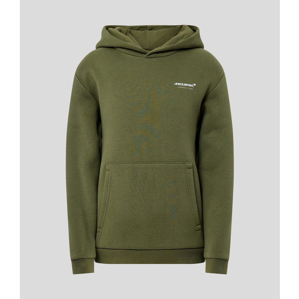 McLaren F1 Kids Daniel Ricciardo Oversized Graphic Hoodie Hoodies Light Gray