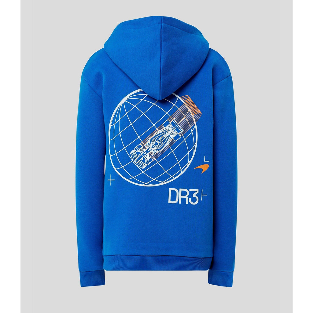 McLaren F1 Kids Daniel Ricciardo Oversized Graphic Hoodie Hoodies Light Gray