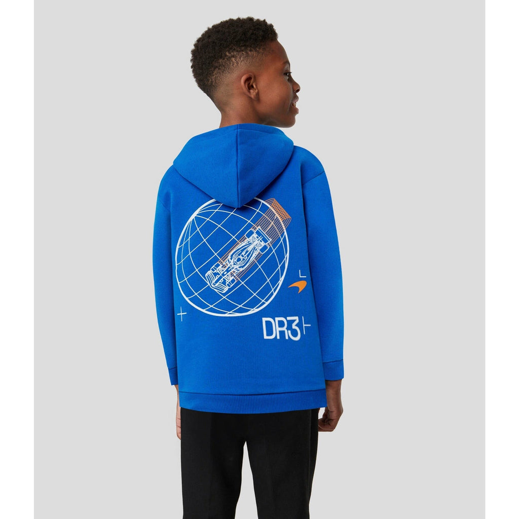 McLaren F1 Kids Daniel Ricciardo Oversized Graphic Hoodie Hoodies Midnight Blue