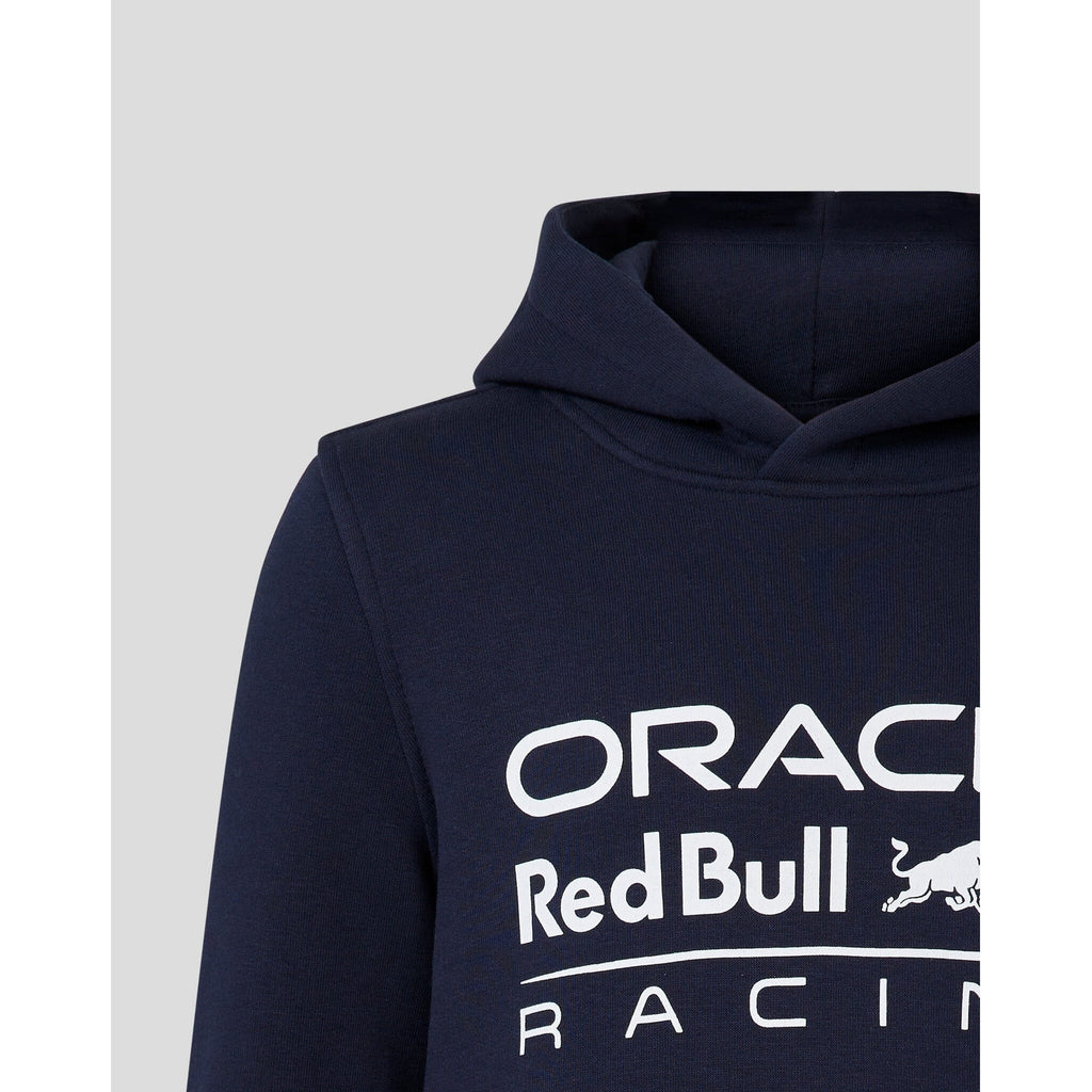Red Bull Racing F1 Core Overhead Hoodie - Flame Scarlet/Grey/Night Sky Hoodies Dark Slate Gray