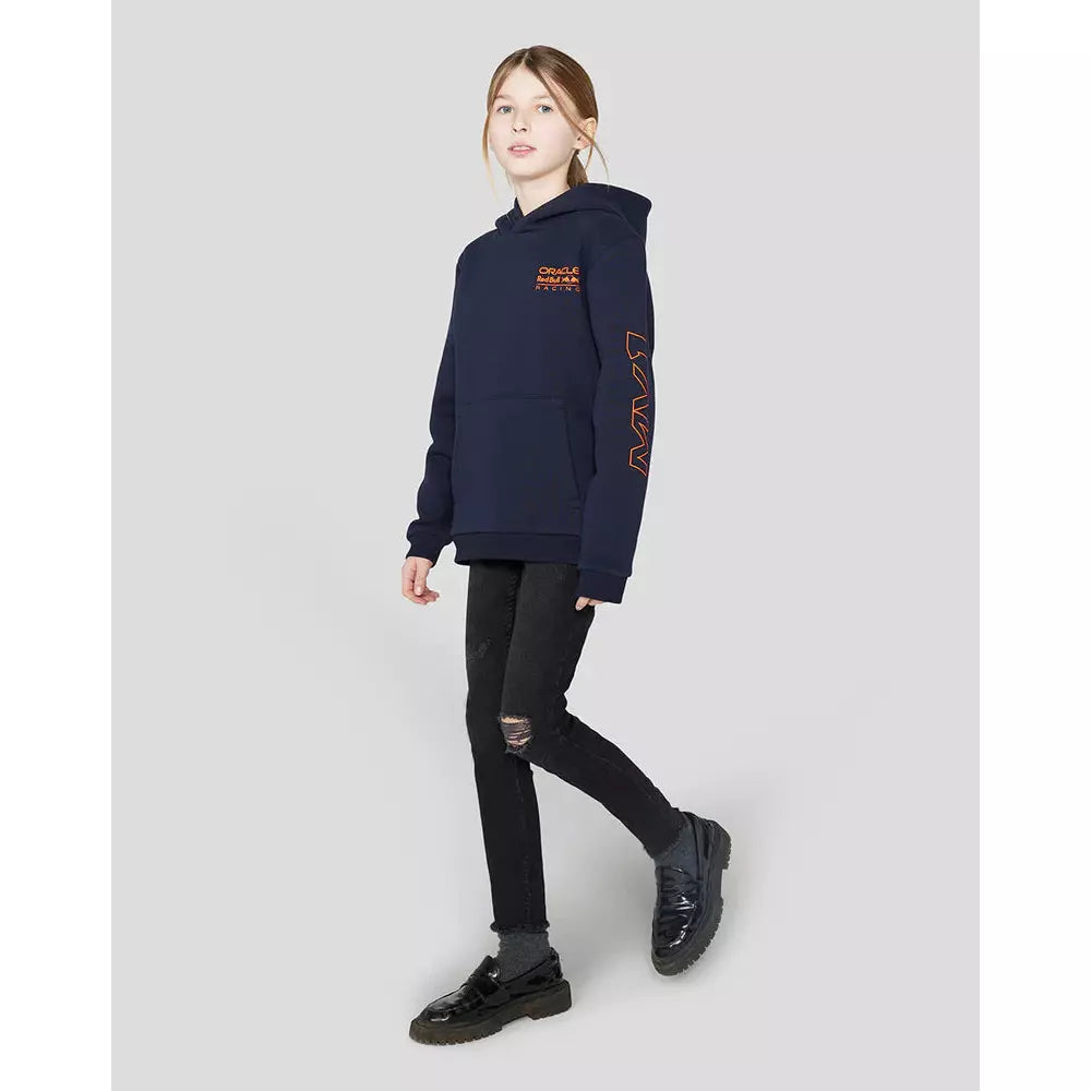 Red Bull Racing F1 Kids Max Verstappen Driver Hoodie -Youth Navy Hoodies Light Gray