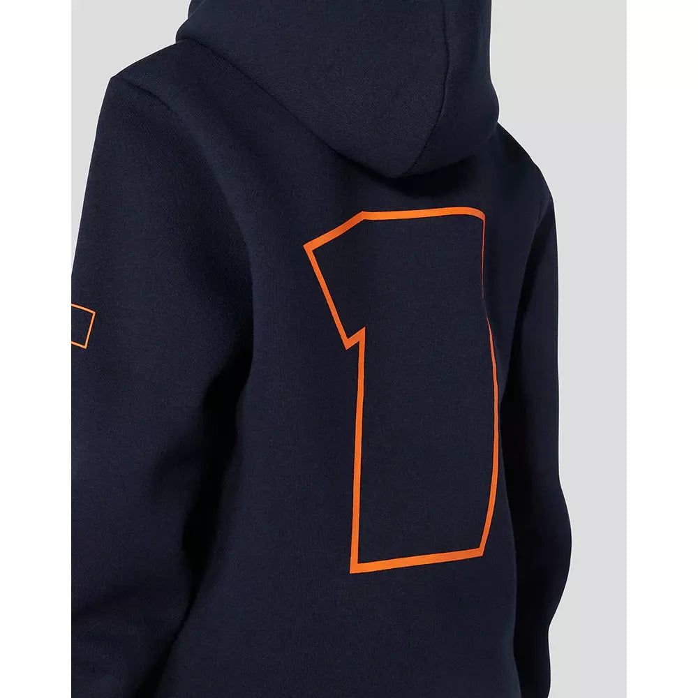 Red Bull Racing F1 Kids Max Verstappen Driver Hoodie -Youth Navy Hoodies Black