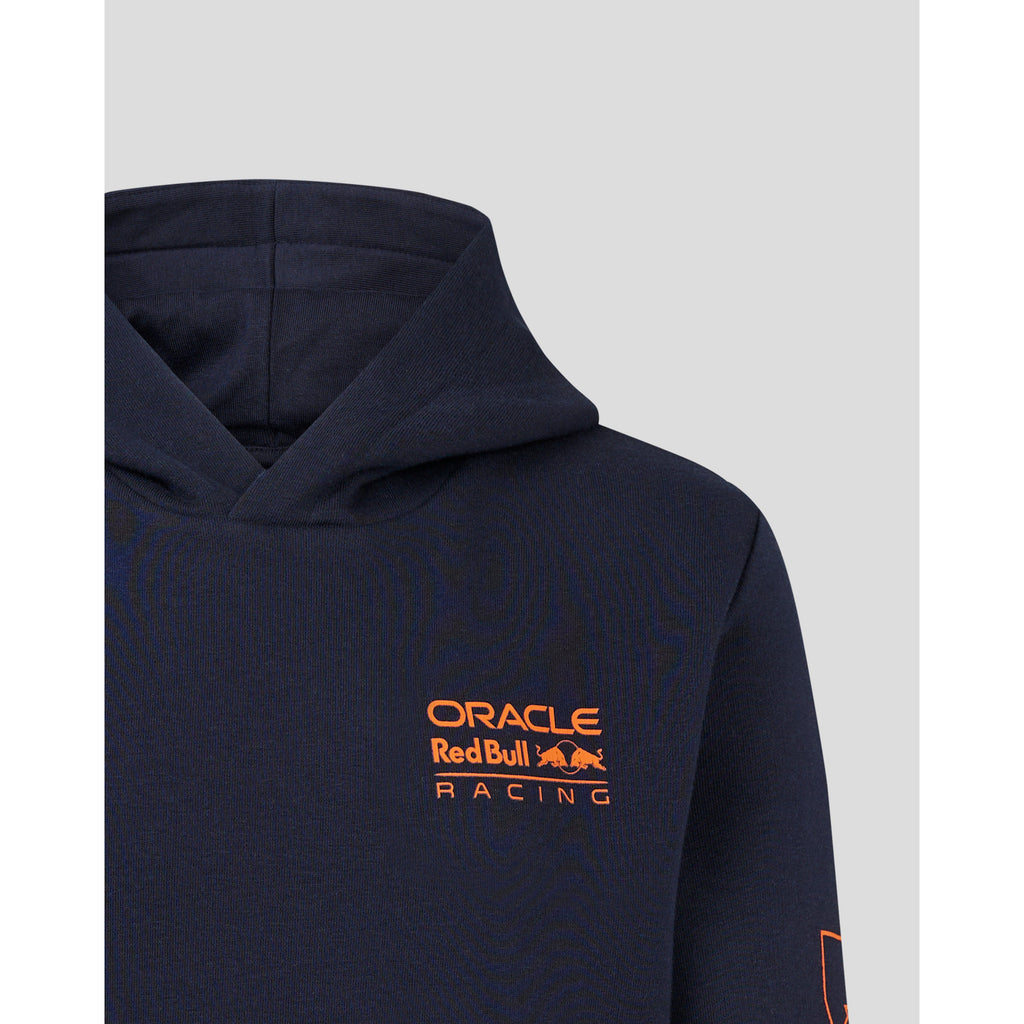 Red Bull Racing F1 Kids Max Verstappen Driver Hoodie -Youth Navy Hoodies Dark Slate Gray