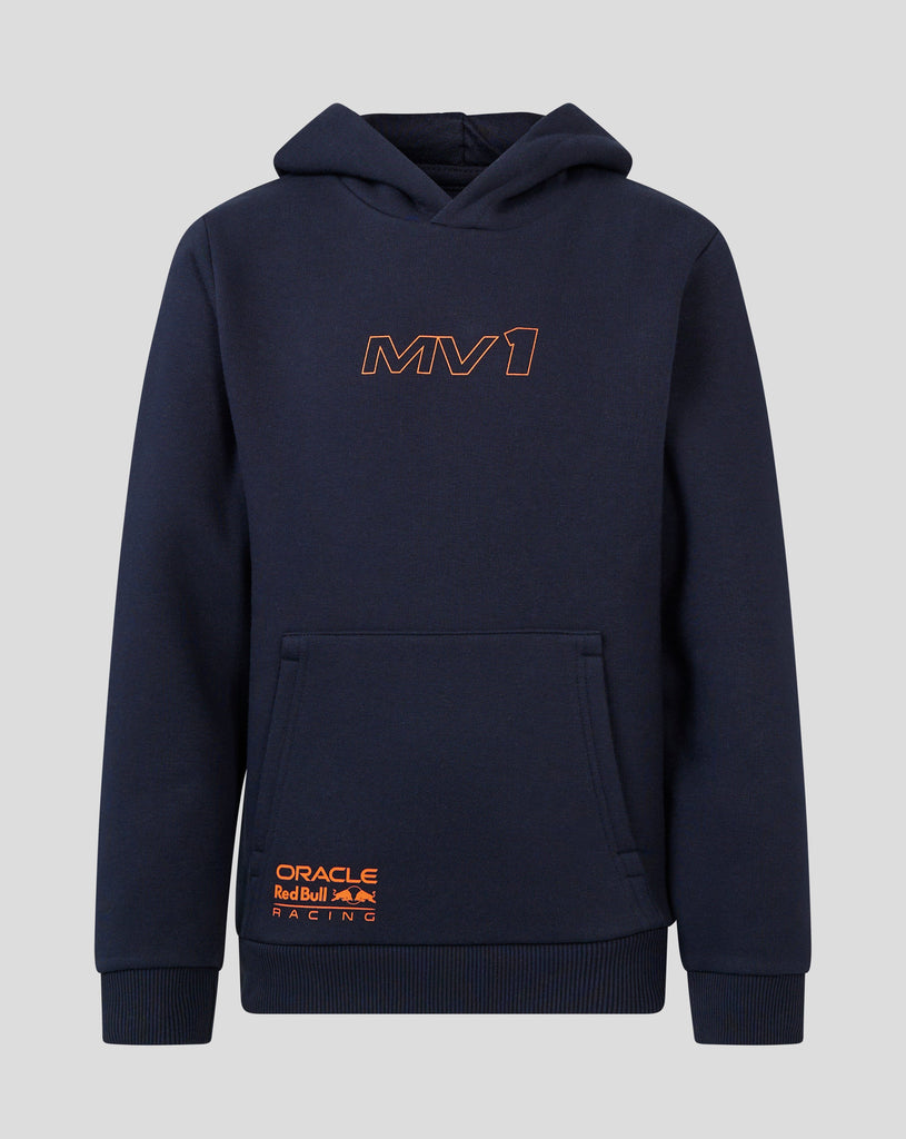 Red Bull Racing F1 Kids Max Verstappen Driver Hoodie -Youth Navy Hoodies Red Bull Racing 