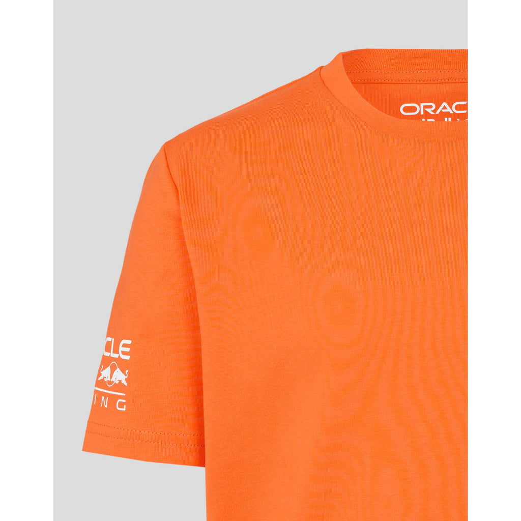 Red Bull Racing F1 Kids Max Verstappen Driver T-Shirt - Exotic Orange T-shirts Tomato