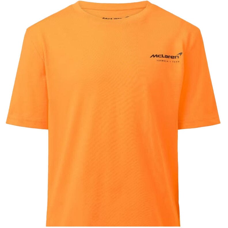 McLaren F1 Kid's Dynamic T-Shirt - Cloud Blue/Papaya T-shirts McLaren-Castore 