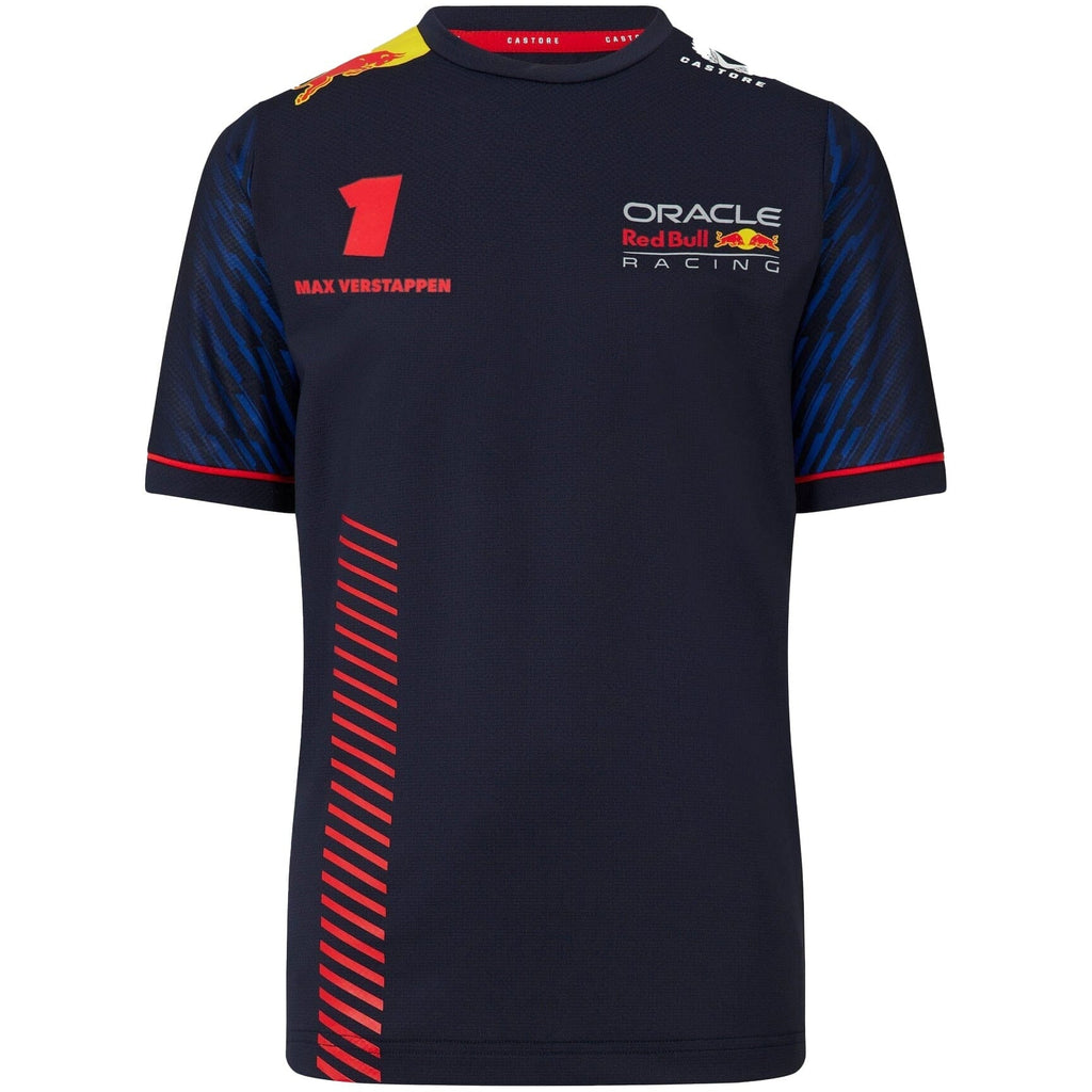 Red Bull Racing F1 Kid's 2023 Max Verstappen Team T-Shirt - Youth Navy T-shirts Red Bull Racing 
