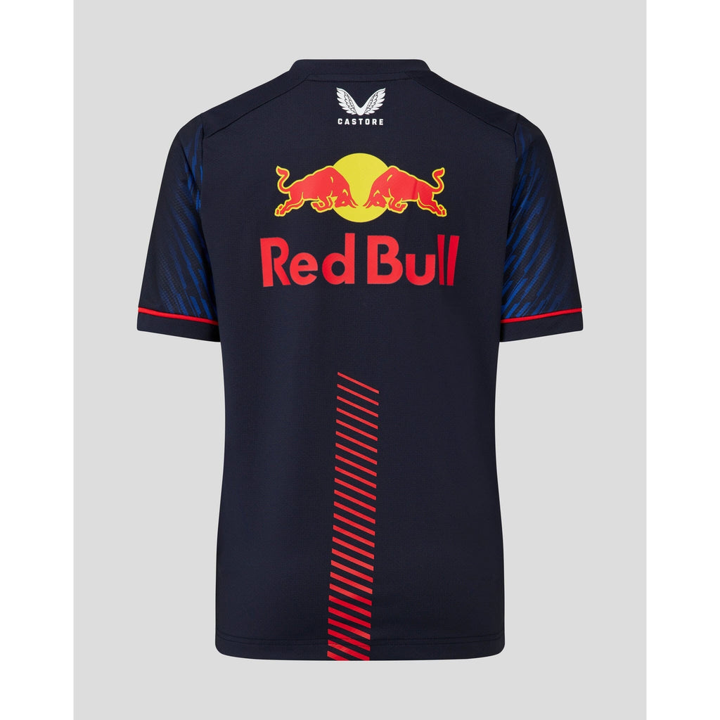 Red Bull Racing F1 Kid's 2023 Max Verstappen Team T-Shirt - Youth Navy T-shirts Light Gray