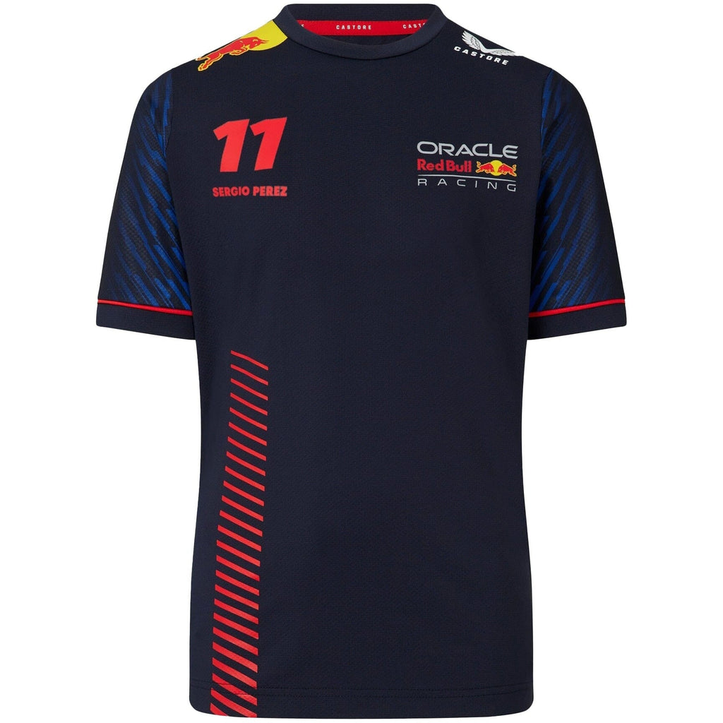Red Bull Racing F1 Kid's 2023 Sergio "Checo" Perez Team T-Shirt- Youth Navy T-shirts Red Bull Racing 