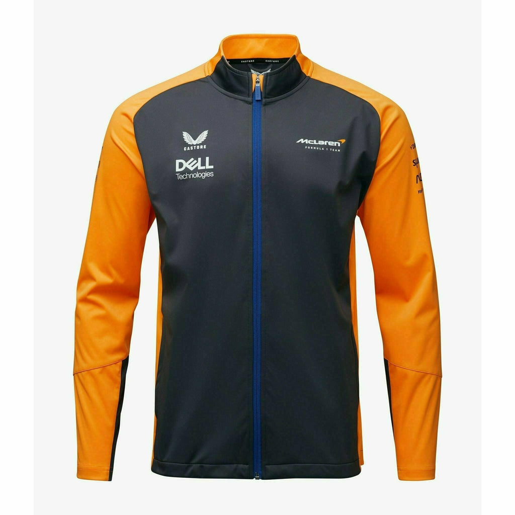 McLaren F1 Women's 2022 Team Softshell Jacket - Phantom Jackets Dark Slate Gray