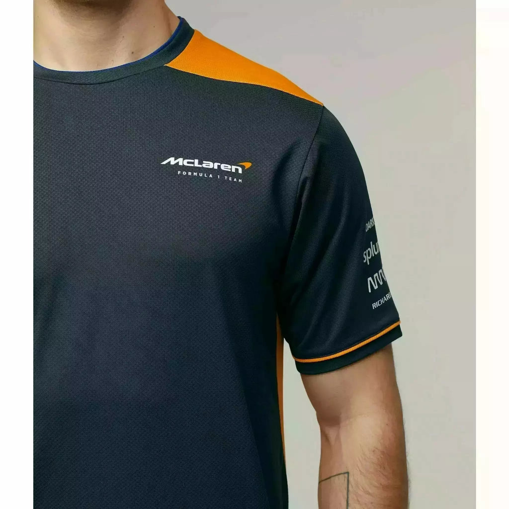 McLaren F1 Men's 2022 Team Replica Set Up T-Shirt - Papaya/Phantom T-shirts Dark Slate Gray