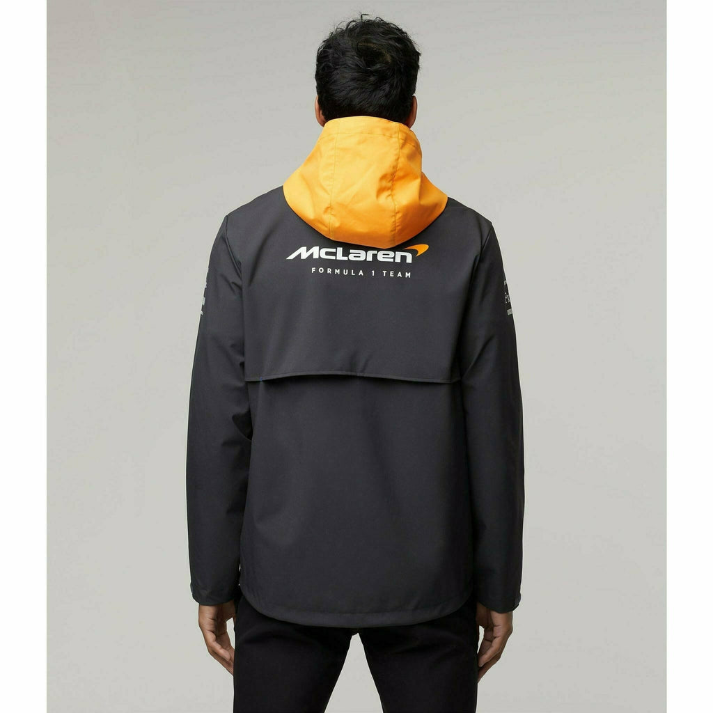 McLaren F1 Men's 2022 Team Water Resistant Jacket- Papaya Jackets Dark Slate Gray
