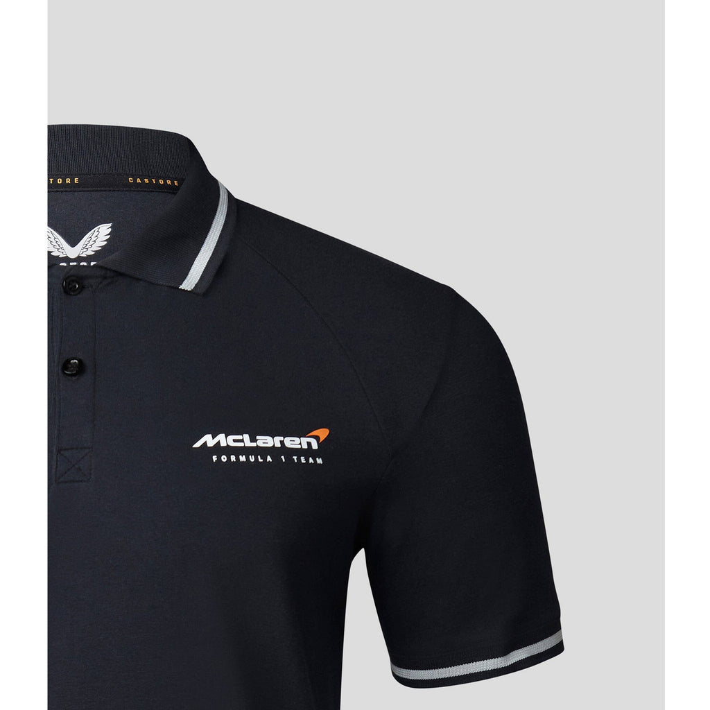 McLaren F1 Men's Lifestyle Polo Shirt- Black/Gray/Blue/White Polos Light Gray
