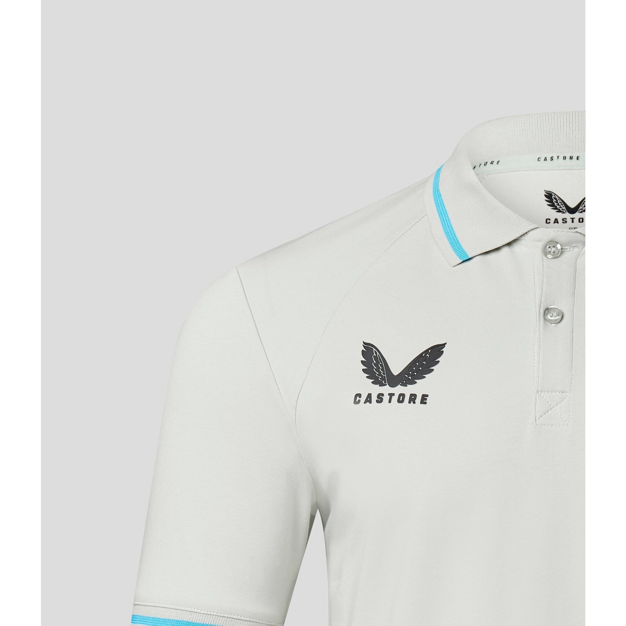McLaren F1 Men's Lifestyle Polo Shirt- Black/Gray/Blue/White Polos Light Gray