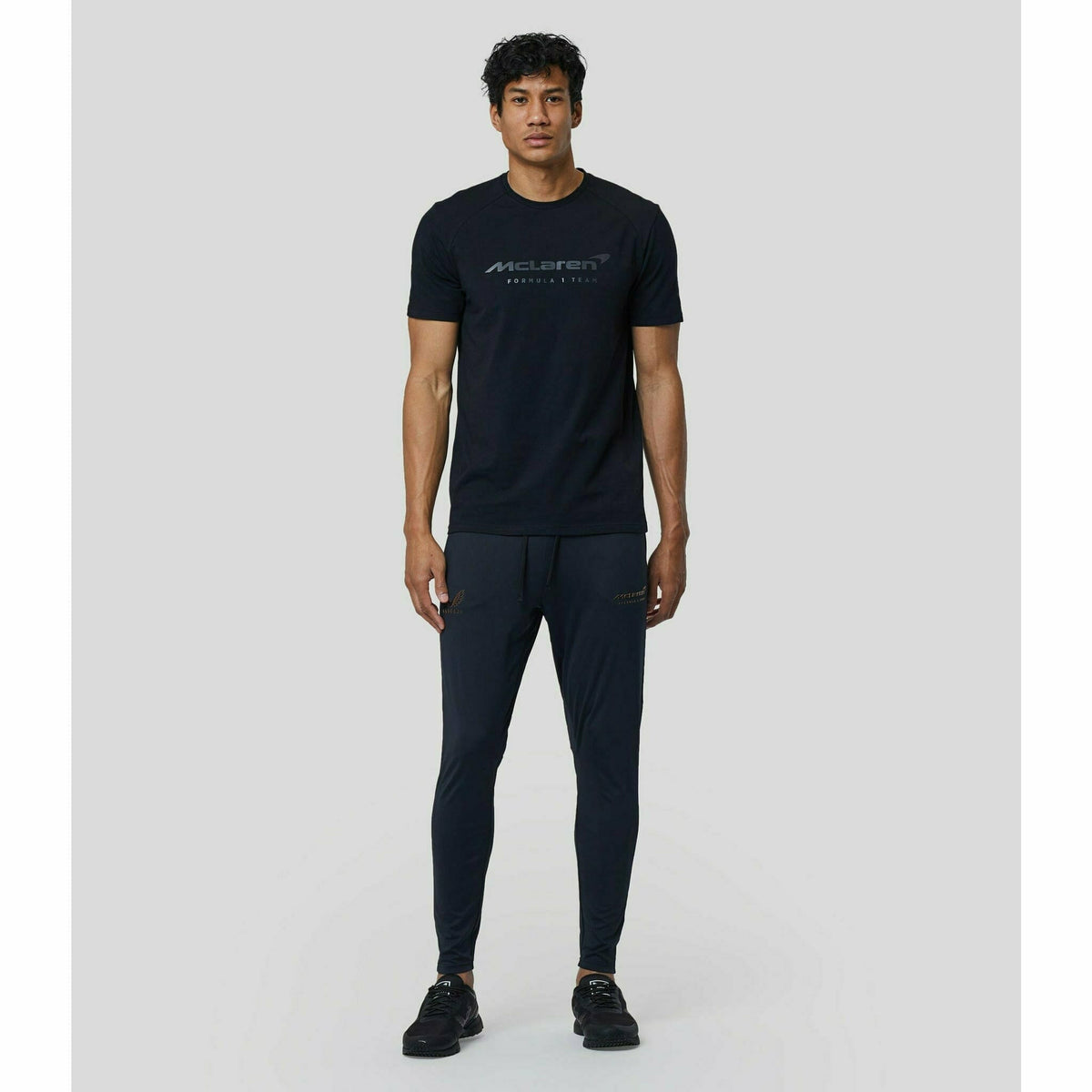 McLaren F1 Men's Lifestyle T-Shirt- Black/Dark Gray/Light Gray/Papaya/Blue/White T-shirts Light Gray