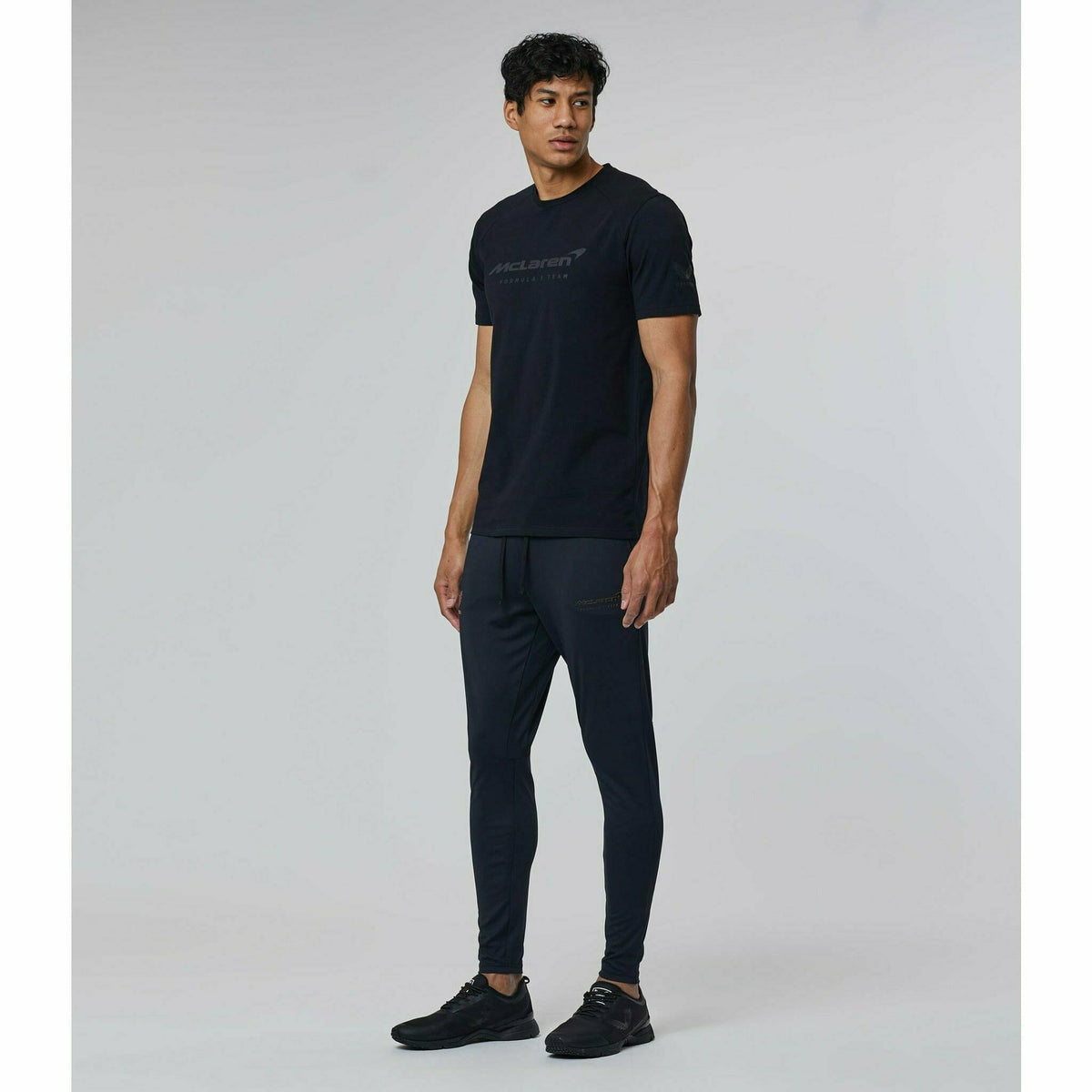 McLaren F1 Men's Lifestyle T-Shirt- Black/Dark Gray/Light Gray/Papaya/Blue/White T-shirts Light Gray