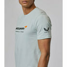 McLaren F1 Men's Lifestyle T-Shirt- Black/Dark Gray/Light Gray/Papaya/Blue/White T-shirts Gray