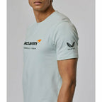 McLaren F1 Men's Lifestyle T-Shirt- Black/Dark Gray/Light Gray/Papaya/Blue/White T-shirts Gray