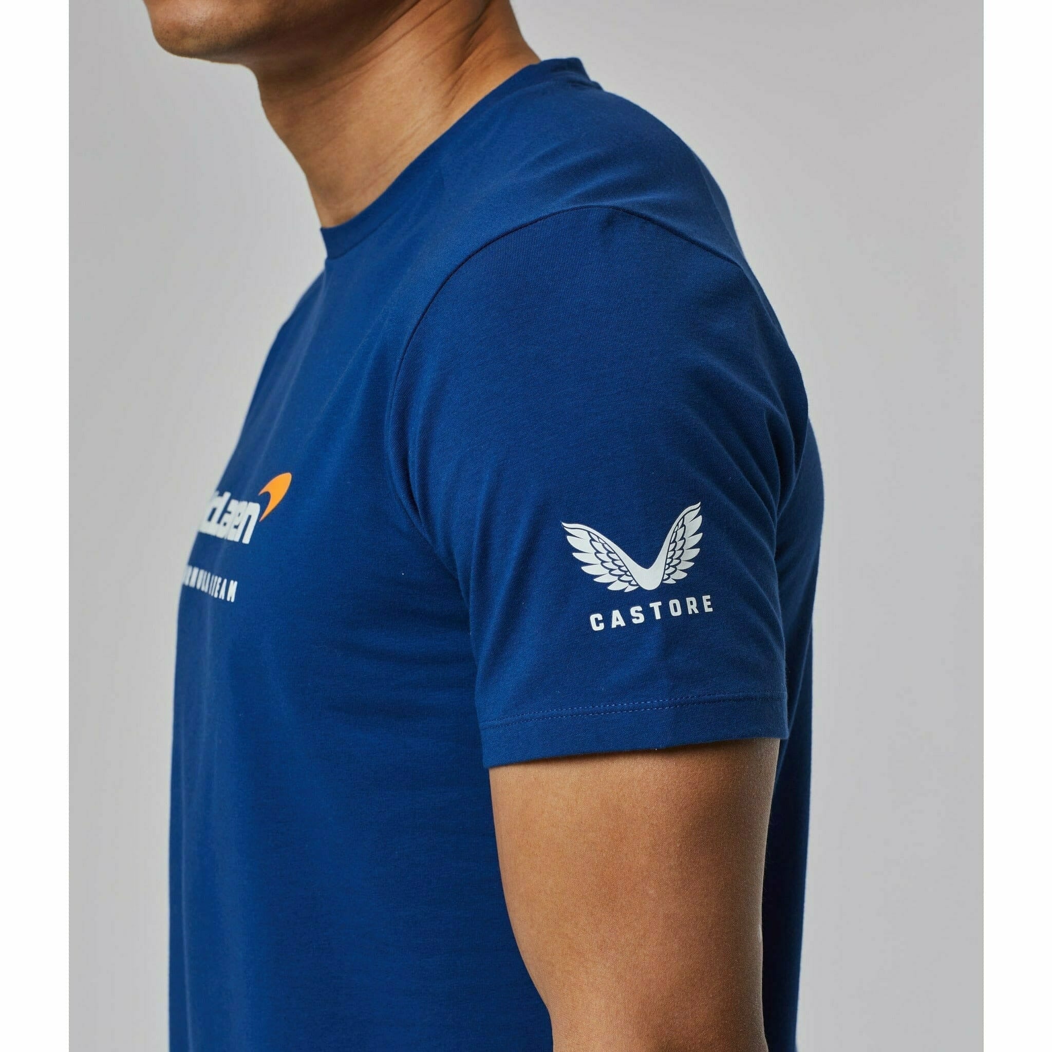 McLaren F1 Men's Lifestyle T-Shirt- Black/Dark Gray/Light Gray/Papaya/Blue/White T-shirts Gray