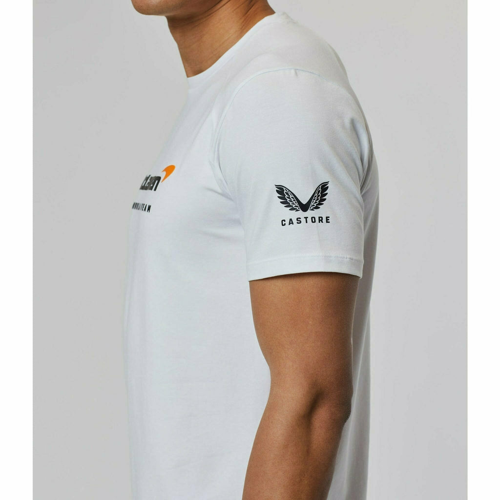 McLaren F1 Men's Lifestyle T-Shirt- Black/Dark Gray/Light Gray/Papaya/Blue/White T-shirts Light Gray
