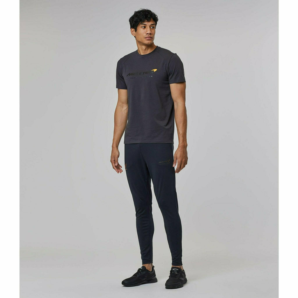 McLaren F1 Men's Lifestyle T-Shirt- Black/Dark Gray/Light Gray/Papaya/Blue/White T-shirts Gray