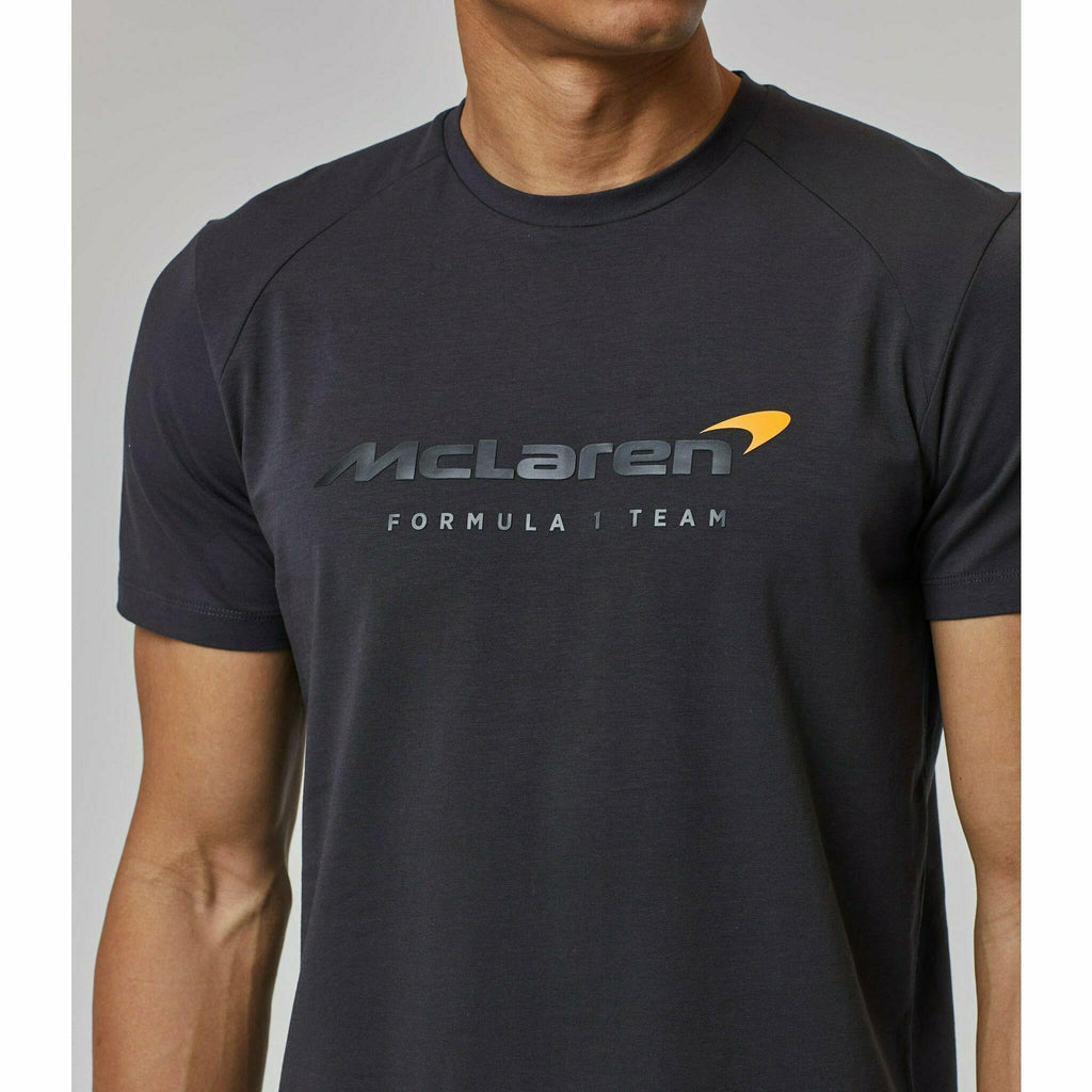 McLaren F1 Men's Lifestyle T-Shirt- Black/Dark Gray/Light Gray/Papaya/Blue/White T-shirts Dark Slate Gray